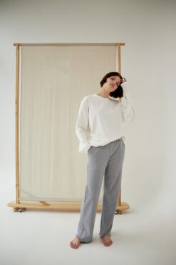 ТРИКОТАЖНІ ШТАНИ В РУБЧИК